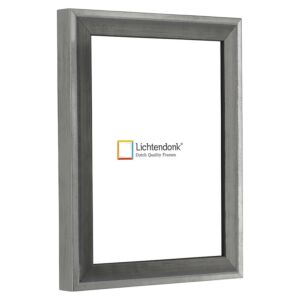 Fotolijst - Platina grijs en zilver, 15x15cm