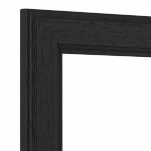 Fotolijst - Landelijke Stijl - Zwart met zichtbare houtnerf, 20x60cm