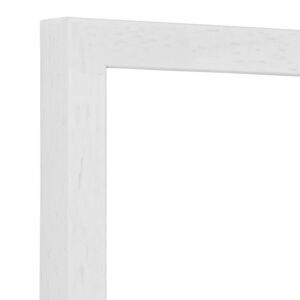 Fotolijst - Wit - Vierkant profiel met zichtbare houtnerf, 18x18cm