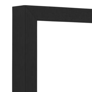 Fotolijst - Zwart - 3,2 cm hoog profiel met zichtbare houtnerf, 18x18cm