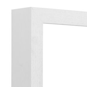 Fotolijst - Wit met zichtbare houtnerf - 7 cm hoog profiel, 15x23cm