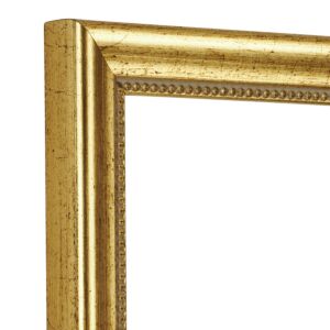 Klassieke Fotolijst - Gepatineerd goud met structuurbies, 50x70cm