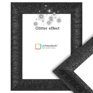 Fotolijst – Glitter Zwart, 13x18cm