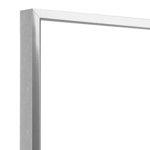 Aluminium Wissellijst - Geborsteld Glans Zilver - Sion, 18x18cm