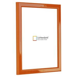 Fotolijst - Hoogglans oranje, 18x18cm