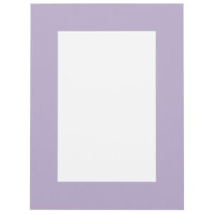 Passe-partout - Lavendel paars met witte kern, 80x80cm