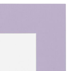 Passe-partout - Lavendel paars met witte kern, 42x59,4cm(a2)