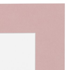 Passe-partout - Roze met witte kern, 24x30cm