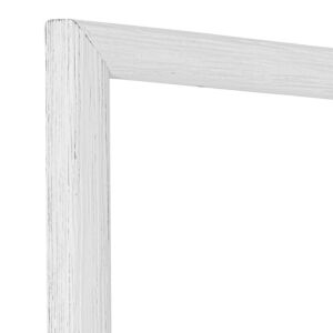 Fotolijst - Wit - Halfrond met zichtbare houtnerf, 60x90cm