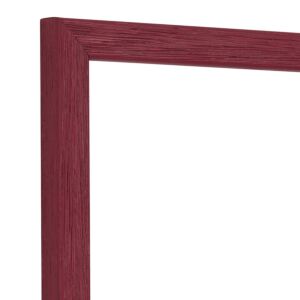 Fotolijst - Bordeauxrood - Halfrond met zichtbare houtnerf, 60x90cm