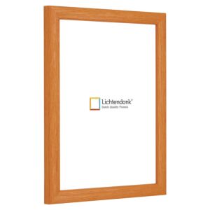 Fotolijst - Oranje - Halfrond met zichtbare houtnerf, 20x60cm