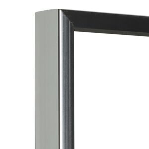 Salerno wissellijst - chrome antraciet, 13x13cm