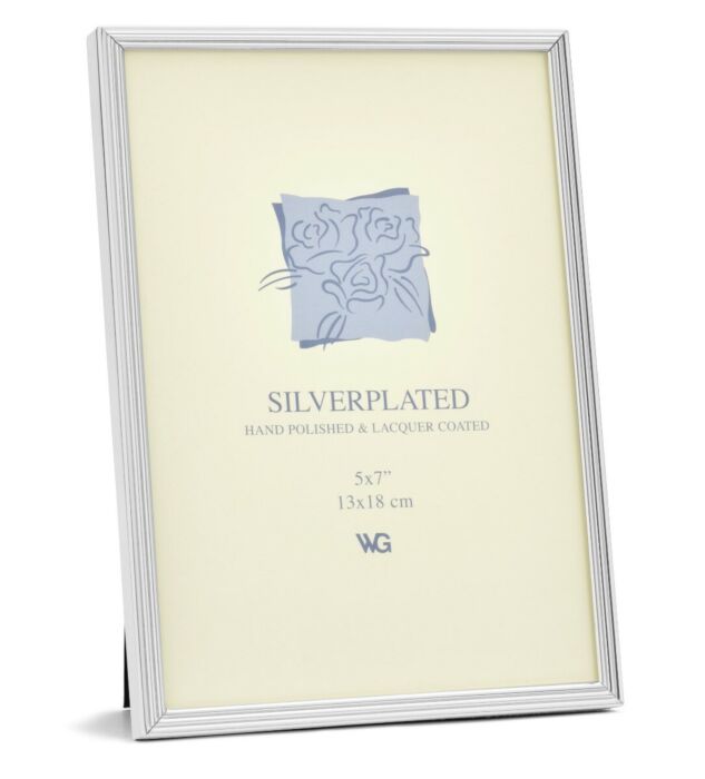 Silverplated Fotolijst Florence - Ribbel - 10x15